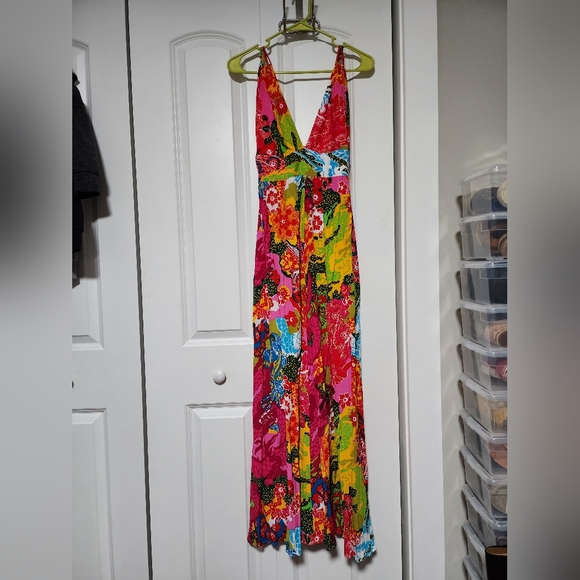 TRASHY DIVA Psychedelic Dragons Jagger Dress sz 4 - Picture 2 of 6